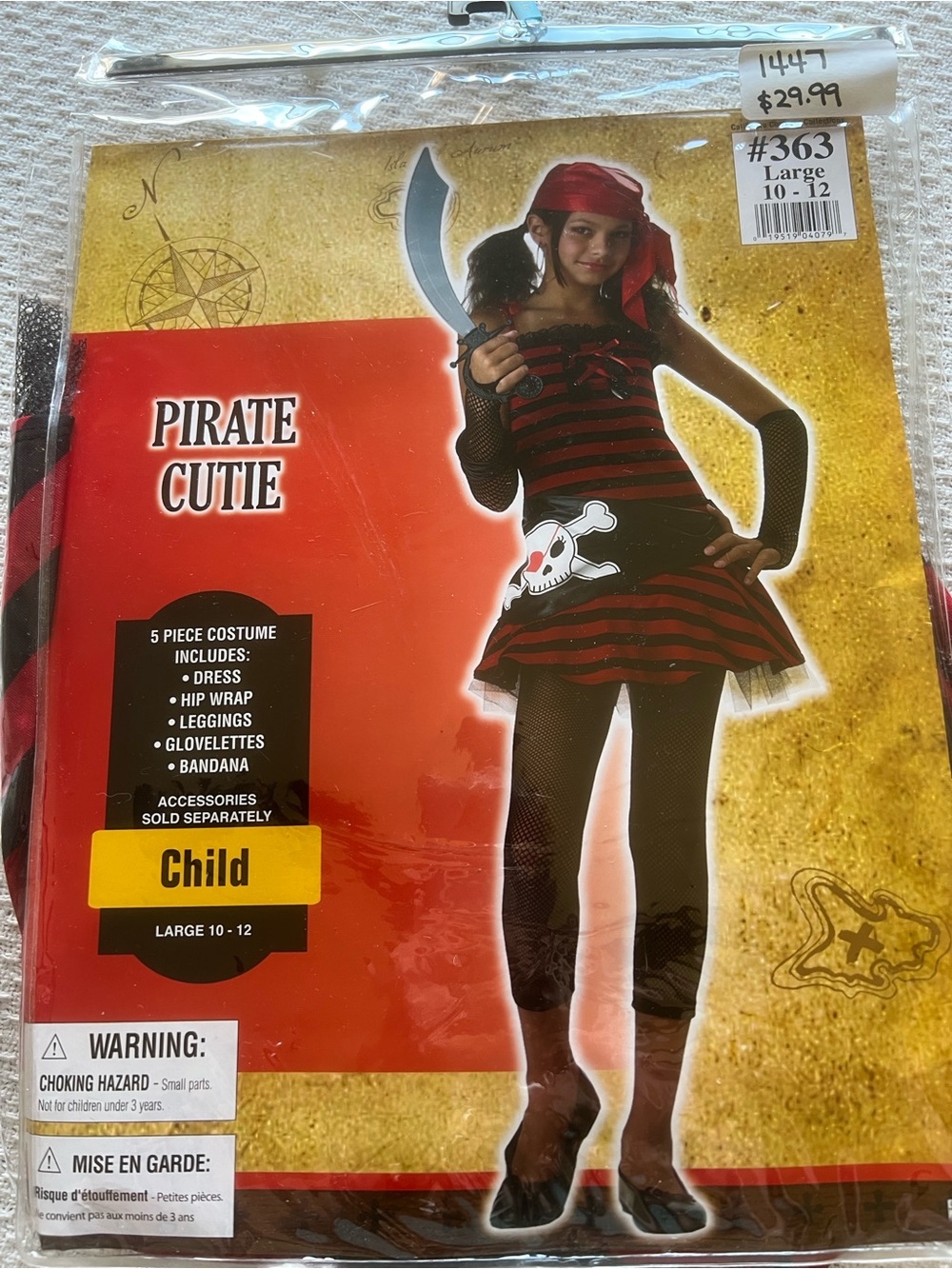California Costumes Pirate Cutie Kids Costume L 10-12